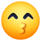 Kissing Face With Smiling Eyes
