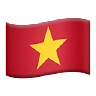 Flag: Vietnam Emoji 🇻🇳 image - Apple style