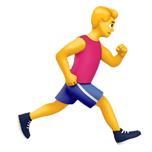 Man Running Facing Right