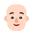 Person: Light Skin Tone, Bald