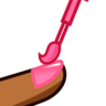 Nail Polish: Medium-Dark Skin Tone Emoji 💅🏾 image - Emojidex style