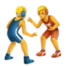 Lutadores Emoji 🤼 image - Huawei Harmony OS style