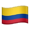 Flag: Colombia Emoji 🇨🇴 image - Apple style