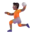 Person Playing Handball: Medium-Dark Skin Tone