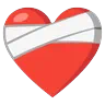 Mending Heart Emoji ❤️‍🩹 image - Google Noto Color Animated style