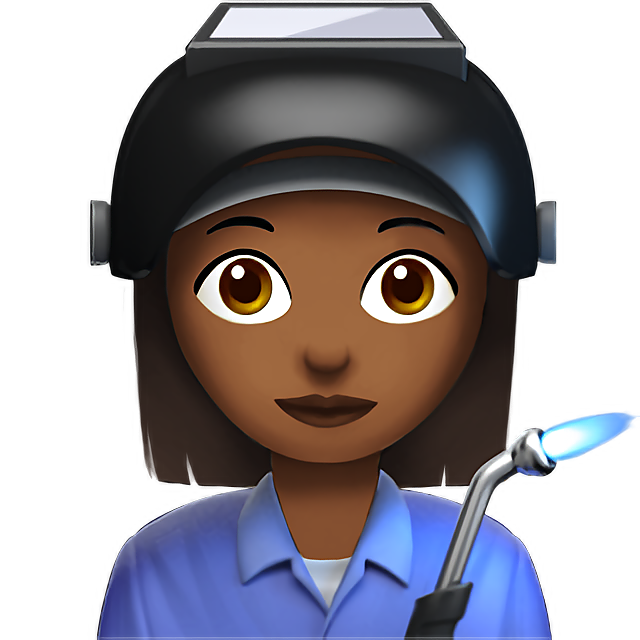 Woman Factory Worker: Medium-Dark Skin Tone