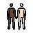 Men Holding Hands: Dark Skin Tone, Light Skin Tone