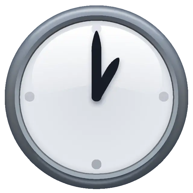 Clock Face One Oclock