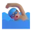 Man Swimming: Medium Skin Tone