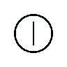 Power On-Off Symbol ⏼ image - OpenMoji style