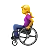 Woman In Manual Wheelchair