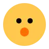 Эмодзи Лицо с открытым ртом 😮 image - Tossface style