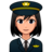Woman Pilot: Medium-Light Skin Tone