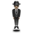 Person In Suit Levitating: Medium Skin Tone