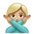 Person Gesturing No: Medium-Light Skin Tone