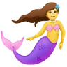 Mermaid Emoji 🧜‍♀️ image - Samsung style
