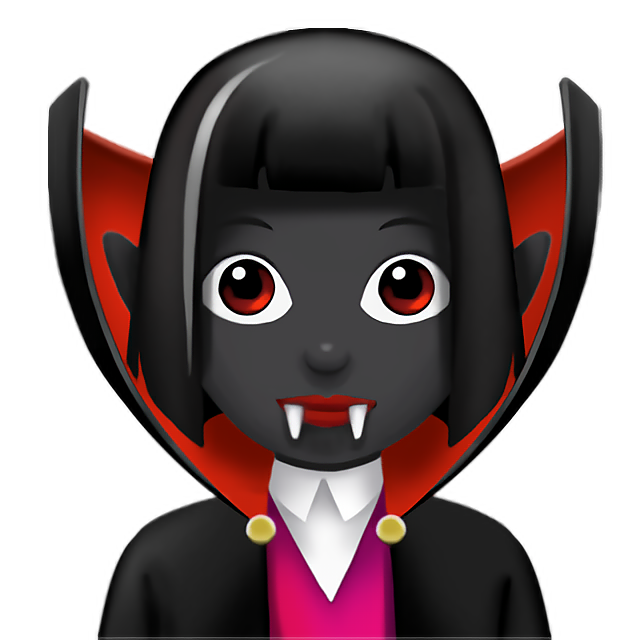 Woman Vampire: Dark Skin Tone