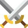 交叉剑 Emoji ⚔ image - Skype style