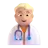 Health Worker: Medium-Light Skin Tone