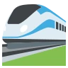Pociąg ekspresowy Emoji 🚄 image - EmojiTwo style