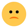 หน้ามุ่ยเล็กน้อย Emoji 🙁 image - Tossface style