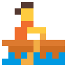 Emoji Barca a remi 🚣 image - SerenityOS style