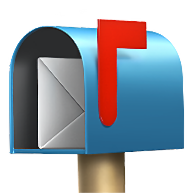 Open Mailbox With Raised Flag
