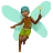 Man Fairy: Medium-Dark Skin Tone