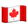 Flag: Canada Emoji 🇨🇦 image - Apple style