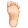Foot: Light Skin Tone Emoji 🦶🏻 image - Huawei Harmony OS style