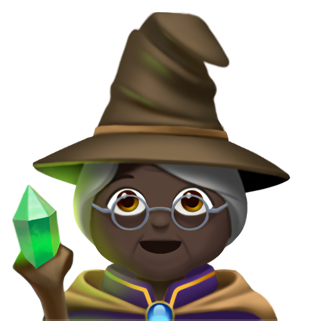 Woman Mage: Dark Skin Tone