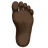 Foot: Dark Skin Tone