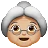 Old Woman: Medium-Light Skin Tone
