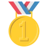 Medalha de Primeiro Lugar Emoji 🥇 image - EmojiTwo style