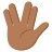Vulcan Salute: Medium-Dark Skin Tone