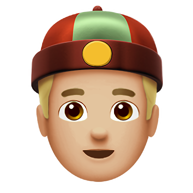 Person With Skullcap: Medium-Light Skin Tone