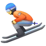 滑雪者 Emoji ⛷ image - Samsung style