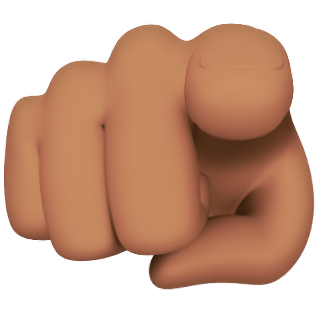 Index Pointing At The Viewer: Medium Skin Tone