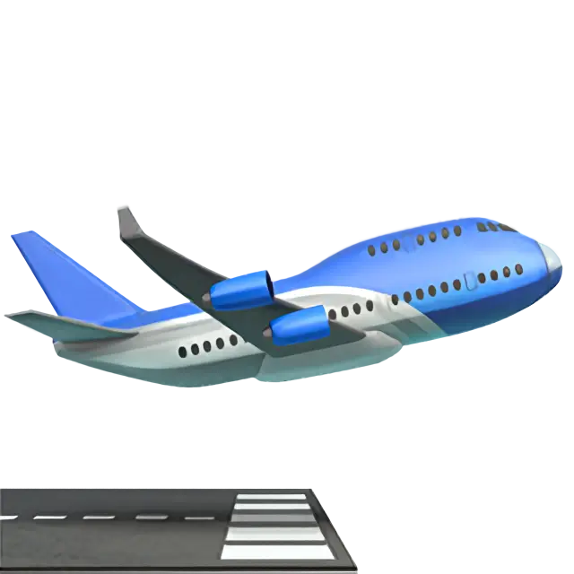 Salida del avión