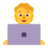 Technologist Emoji 🧑‍💻 image - Microsoft Classic 2D style