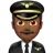 Man Pilot: Medium-Dark Skin Tone