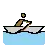 Person Rowing Boat: Medium-Dark Skin Tone
