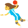 Woman Playing Handball Emoji 🤾‍♀️ image - Skype style