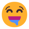 Emoji Faccia sbavante 🤤 image - Microsoft Classic 2D style