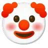 Clown Face Emoji 🤡 image - Google Noto Color Animated style