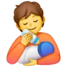 Person Feeding Baby Emoji 🧑‍🍼 image - Samsung style