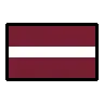 Flag: Latvia Emoji 🇱🇻 image - OpenMoji style