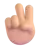 Victory Hand: Medium-Light Skin Tone