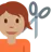 Person Getting Haircut: Medium Skin Tone