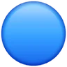 Blue Circle Emoji 🔵 image - Samsung style